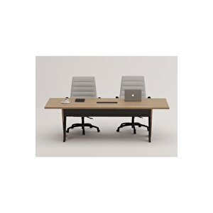 Omix Toplantı Masası 240 Cm (budva/antrasit)