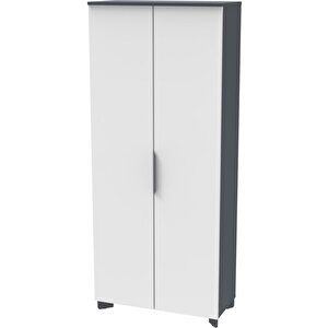 Tidy Boy Kapakli Beyaz 189 Cm Dosya Dolabı, Ofis Dolabı (beyaz/antrasit)