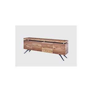 Deep Maxi̇ 200 Cm Sol Etajerli̇ Çalişma Ofi̇s Masa Takim (minyatür/antrasit)