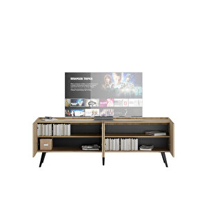 Luna 4 Kapaklı Tv Ünitesi-florida Meşe 180x63x42 Cm