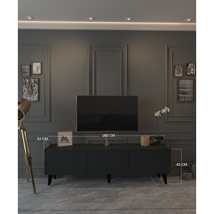 Speci̇aly Tv Üni̇tesi̇ 180 Cm Antrasi̇t