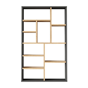 L'occi Concept Forge Kitaplık 124cm Sepet-antrasit Fg1-sa