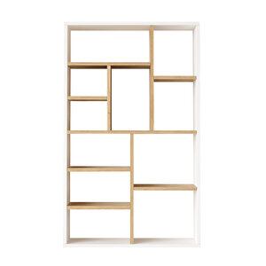 L'occi Concept Forge Kitaplık 124cm Sepet-beyaz Fg1-sw