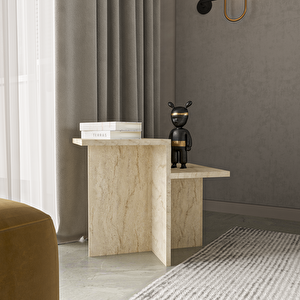 Home Diana Mermer Desenli Yan Sehpa