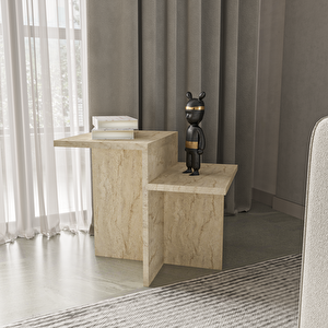 Home Diana Mermer Desenli Yan Sehpa