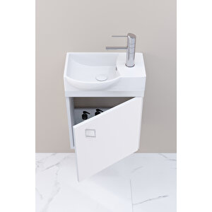 Mini 45 Cm Alt Modül - Sağ Lavabolu Sağ