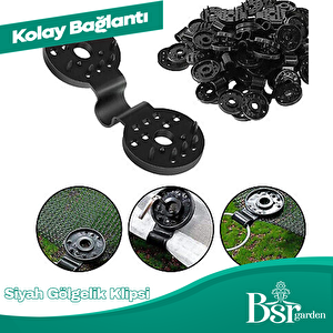 500 Adet Gölgelik Klipsi Bsr Garden