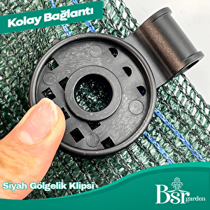 50 Adet Gölgelik Klipsi Bsr Garden