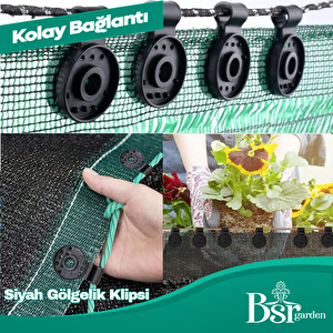 50 Adet Gölgelik Klipsi Bsr Garden