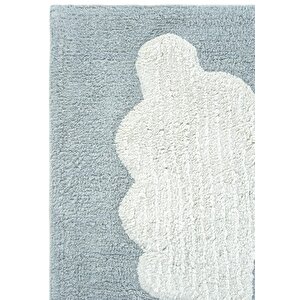 Cool Cotton Ccn 14 Multy Makinede Yıkanabilir Kaymaz Tabanlı Bulut Desenli Bebek Halısı 120x180 cm