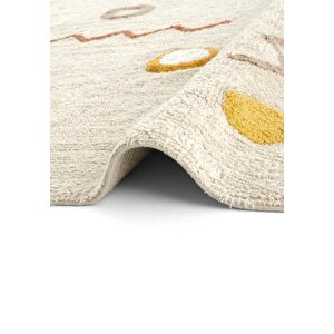 Cool Halı Cool Cotton Ccn 12 Multy Xw Makinede Yıkanabilir Kaymaz Tabanlı Pamuk Dokuma Bebek Halısı