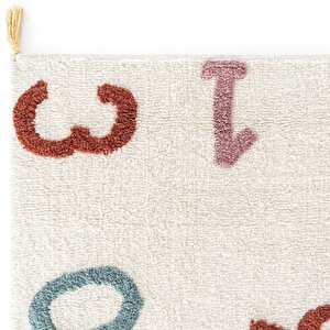 Cool Cotton Ccn 02 Multy Xw Makinede Yıkanabilir Kaymaz Taban Pamuk Dokuma Bebek Halı 120x180 cm