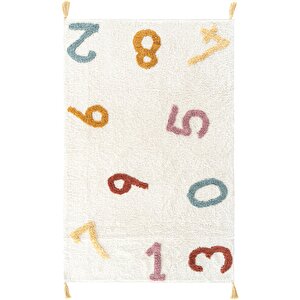 Cool Cotton Ccn 02 Multy Xw Makinede Yıkanabilir Kaymaz Taban Pamuk Dokuma Bebek Halı 100x160 cm