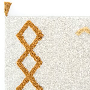 Cool Cotton Ccn 04 Multy Xw Makinede Yıkanabilir Kaymaz Taban Pamuk Dokuma Bebek Halı 100x160 cm