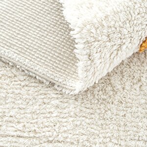 Cool Halı Cool Cotton Ccn 04 Multy Xw Makinede Yıkanabilir Kaymaz Taban Pamuk Dokuma Bebek Halı
