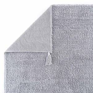Cool Halı Cool Cotton Ccn Plain Gri Makinede Yıkanabilir Kaymaz Taban Pamuk Dokuma Bebek Halı