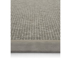 Cool Halı Leon Art 04 Balkon Halısı Hasır Doku Mutfak Halısı Çift Bordürlü İthal Sisal Halı Yolluk
