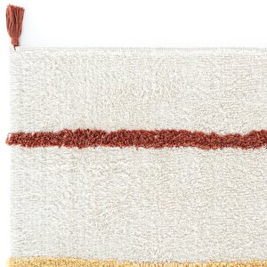 Cool Cotton Ccn 01 Multy Xw Makinede Yıkanabilir Kaymaz Taban Pamuk Dokuma Bebek Halı 120x180 cm