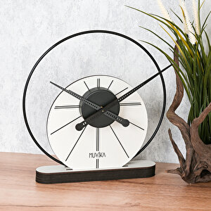 Muyi̇ka Pezzo  Tasarım Masa Saati 37x35cm