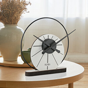 Muyi̇ka Pezzo  Tasarım Masa Saati 37x35cm