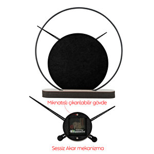 Muyi̇ka Pezzo  Tasarım Masa Saati 37x35cm