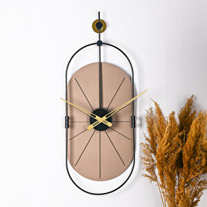 Senator Kahve Dekoratif Hand Made Renkli Sessiz Mekanizma 77x29 Cm Duvar Saati Mad-r