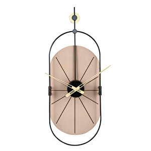 Senator Kahve Dekoratif Hand Made Renkli Sessiz Mekanizma 77x29 Cm Duvar Saati Mad-r