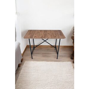 Orlando Metal Ayaklı Çalışma Ofis Bilgisayar Masası Ahşap Masa 70x110cm
