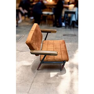 Çok Amaçlı Cafe, Bar, Balkon Ve Mutfak Sandalyesi, Turuncu