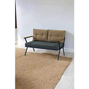 Pilocco Demonte Metal Bahçe Mobilyası Ikili Sarı-yeşil 60x120