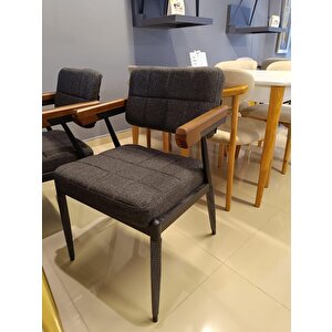 Çok Amaçlı Cafe, Bar, Balkon Ve Mutfak Sandalyesi, Antrasit