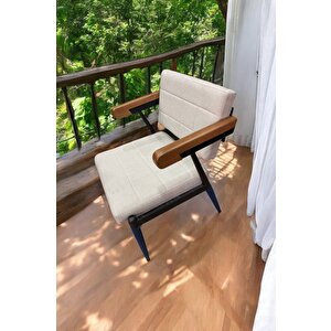 Çok Amaçlı Cafe, Bar, Balkon Ve Mutfak Sandalyesi, Bej