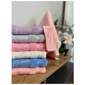 Bambulu Microcotton El Havlusu 6'lı 50x90 Yüz Havlusu