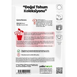 75 Adet Yerli Ata Çumra Kavunu Tohumu