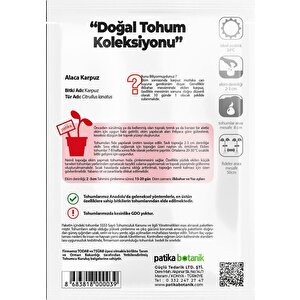 75 Adet Yerli Ata Alaca Karpuz Tohumu