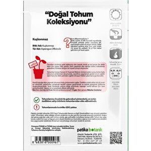 40 Adet Ata Tohumu Yerli Kuşkonmaz - Yeşil Meyve