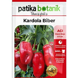 150 Adet Yerli Ata Kardola Biber Tohumu (mini Kapya)