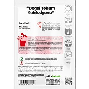200 Adet Kapya Biber Tohumu