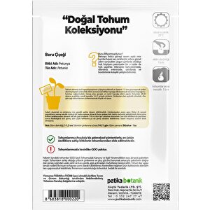 100 Adet Boru (petunya) (petunia) Çiçek Tohumu