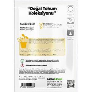 30 Adet Beybeğendi (zinnia) Çiçek Tohumu