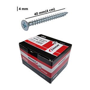 4x40 Sunta Ve Ağaç Vidası Paket 500 Adet