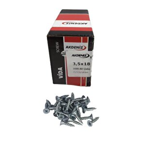 Çinko 3,5x18 Mm Sunta Vidası / 1000 Adet - Vida
