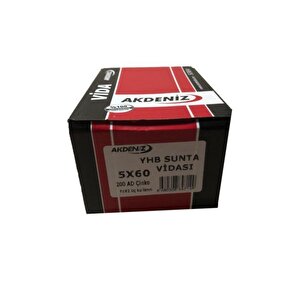 5x60 Sunta Vidası (pk /200 Ad)