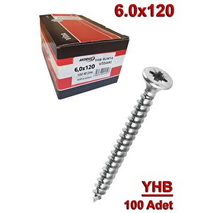 Akdeniz Sunta Vidası 6.0x120 (100 Adet)