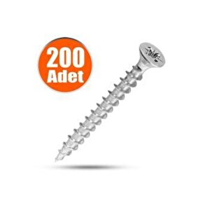 Sunta Vidası 5.0x50 Çinko 200 Adet