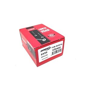 Sunta Vidası 5.0x50 Çinko 200 Adet