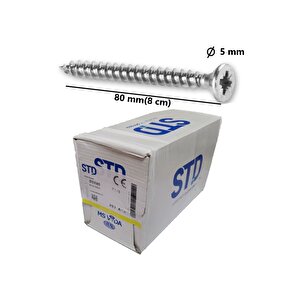 5x80 Sunta Ve Ağaç Vidası Paket 200 Adet