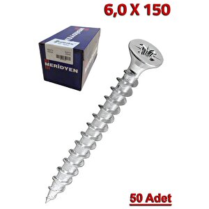 Meridyen Sunta Vidası 6.0x150 (50 Adet)