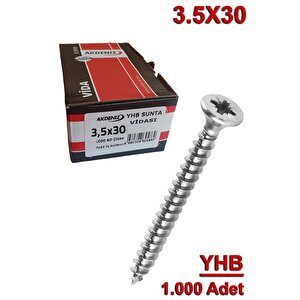 Akdeniz Sunta Vidası 3.5x30 (1000 Adet)