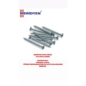 Sunta Vidası 5,0x120 Mm Çinko 100 Adet